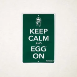 Big Green Egg Keep Calm And Egg On Bord
