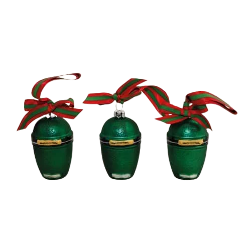 Big Green Egg Trio Mini Kerstballen 1 Big Green Egg Trio Mini Kerstballen