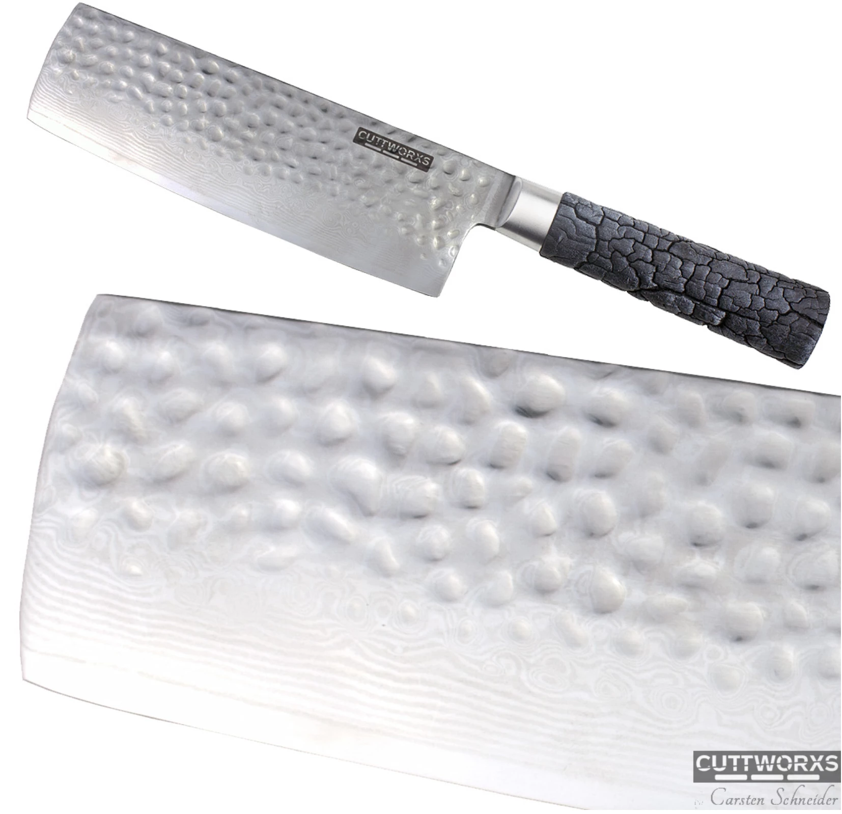 Cuttworxs Flamewood Nakiri Mes 2 Cuttworxs Flamewood Nakiri Mes - Afbeelding 2