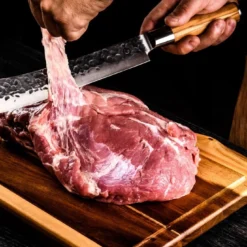 Forged Olive Slagersmes 25,5cm -Grill Gear Pro Verkoop forged olive slagersmes 255cm 2