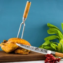 Forged Olive Trancheer Vork -Grill Gear Pro Verkoop forged olive trancheer vork 2