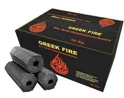 Greek Fire Houtskool Briketten 10 Kg