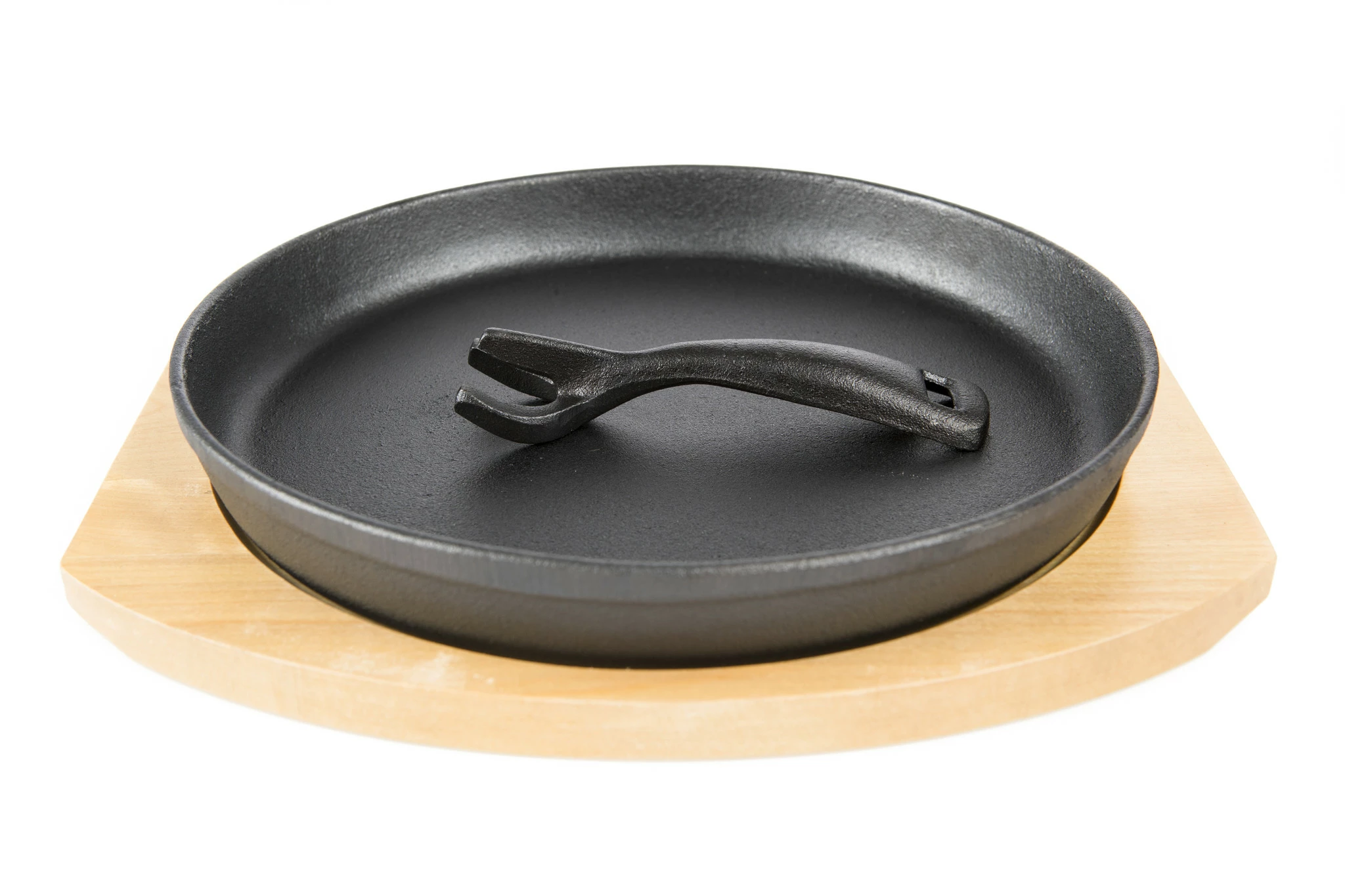 Grill Guru Iron Cooking Plate Met Houten Plank 2 Grill Guru Iron Cooking Plate Met Houten Plank - Afbeelding 2