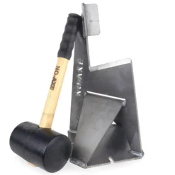 NO-AXE Houtklover Blank Staal Met Hamer