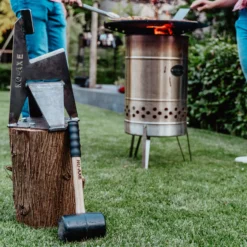 NO-AXE Houtklover Blank Staal Met Hamer -Grill Gear Pro Verkoop no axe houtklover blank staal met hamer 6