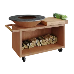 Ofyr Island Corten 100 Pro Teakhout -Grill Gear Pro Verkoop ofyr island corten 100 pro teakhout 1