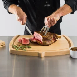 Tridens Brushed Fork & Goyon-Chazeau Cutting Set -Grill Gear Pro Verkoop tridens brushed fork goyon chazeau cutting set 2