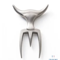 Grill Gear Pro Verkoop -Grill Gear Pro Verkoop tridens raw brushed fork in beechwood base 1